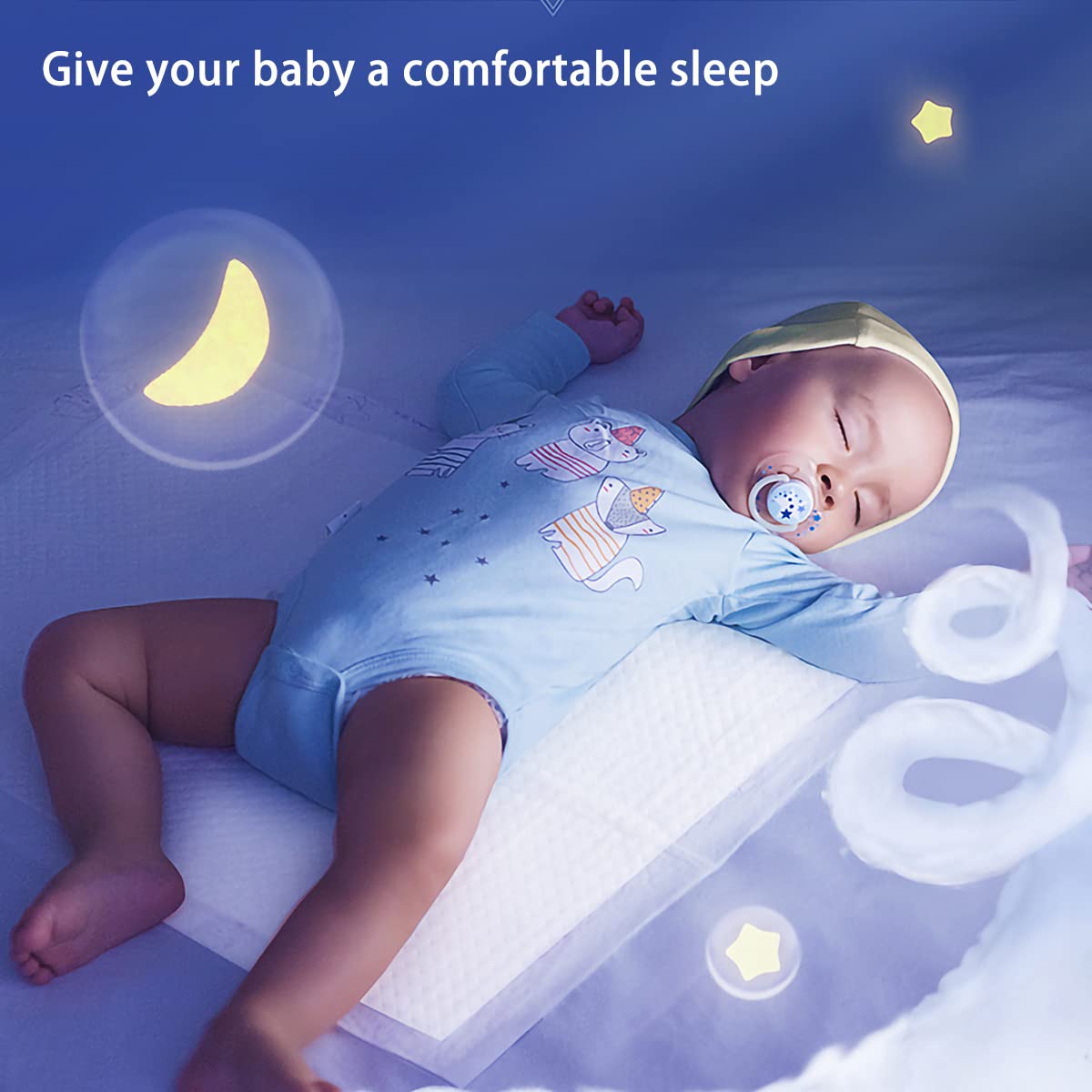 Zdolmy 100 Pack Baby Disposable Changing Pads, Disposable Underpads Waterproof Diaper Changing Pad, Super Soft, Ultra Absorbent & Waterproof, Breathable Underpads Bed Table Protector Mat - Image 7